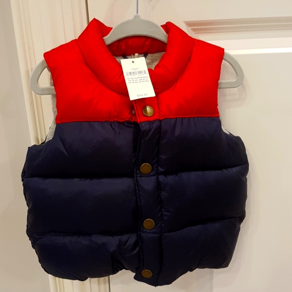 BNWT Baby Gap ClimateControl Puffy Vest 12-18mos - Picture 1 of 3